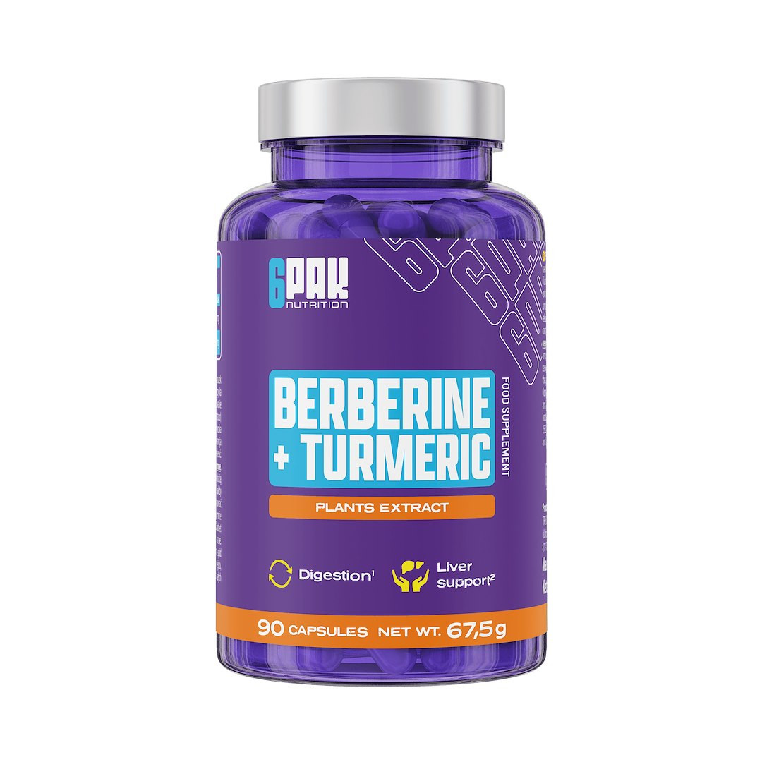 6PAK EL BERBERINE + TURMERIC 90 kaps. - Nabea.pl