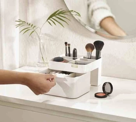 JJ - Organizer łazienkowy + lusterko kieszonkowe