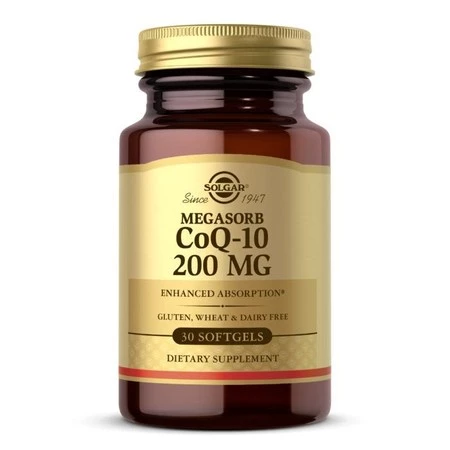SOLGAR Megasorb CoQ10 200 mg - 30 kaps.