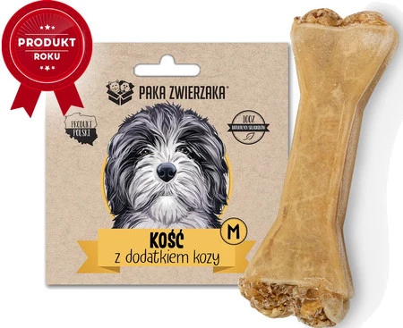 PAKA ZWIERZAKA Kość z dodatkiem Kozy M 12cm