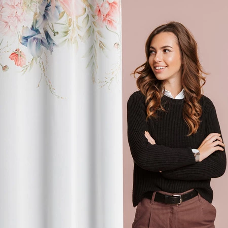 ZASŁONA GOTOWA ARLENA 135 X 250 CM BIAŁY