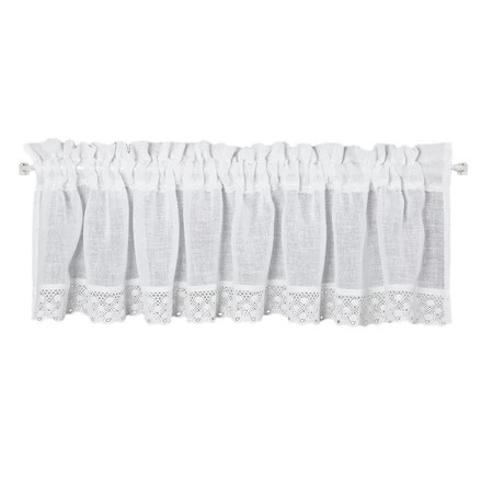 FIRANA GOTOWA LISA NA TAŚMIE 150 X 30 CM BIAŁY