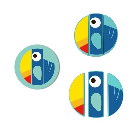 TOOKY TOY Klocki Zwierzęta Gra Zręcznościowa