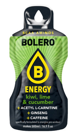 Bolero Energy Kiwi Limonka i Ogórek 7g napój w proszku ze stewią