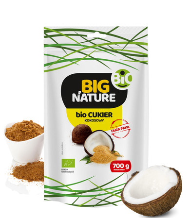 Cukier kokosowy bio 700g Duża Paka