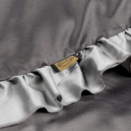 Komplet pościeli Eliza, 220 x 200 cm, Stalowy