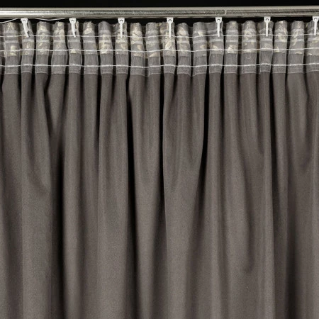 ZASŁONA GOTOWA FELIS NA TAŚMIE 140 X 270 CM GRAFITOWY