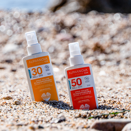 Alphanova Sun Bio, Spray Przeciwsłoneczny, filtr SPF50, 125g