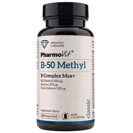 Pharmovit B-50 methyl B-Complex 60 kaps.