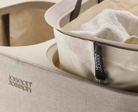 JJ-Kosz podwójny na pranie 90l. Tota, ecru