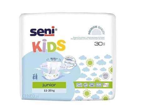 Seni Kids Junior − Pieluchomajtki (12-25 KG) − 30 szt.
