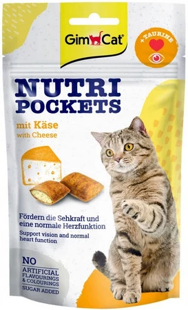 GIMCAT Nutri Pockets with Cheese Krokieciki z Serem 60g