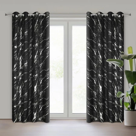 ZASŁONA GOTOWA LANI 140 X 250 CM CZARNY