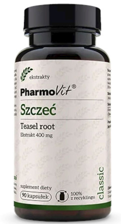 PHARMOVIT SZCZEĆ POSPOLITA EKSTRAKT (400 mg) BEZGLUTENOWA 90 kaps.