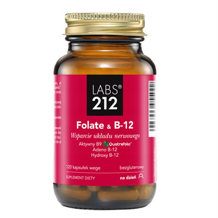 Folate & B-12 suplement diety 120 kaps.