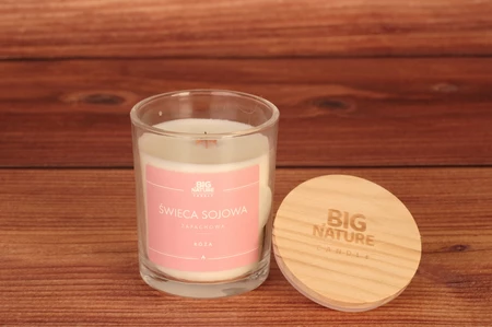 Świeca soj. zap. RÓŻA 150g