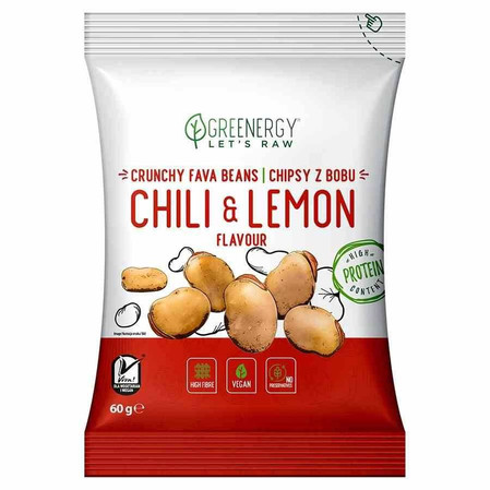Chipsy z bobu o smaku