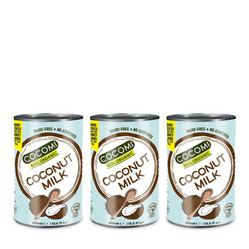 Zestaw: 3x Cocomi − Coconut milk, napój kokosowy − 400 ml