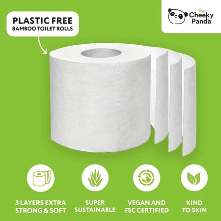 Papier toaletowy 4 rolki - opakowanie PLASTIC FREE