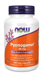 NOW FOODS Pycnogenol 30 mg na wsparcie układu krążenia 150 kaps.