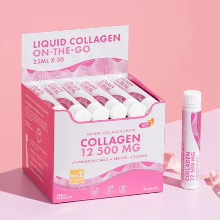 Swedish nutra Marine Collagen 12 500 mg kolagen do picia Shots 25 ml x 30