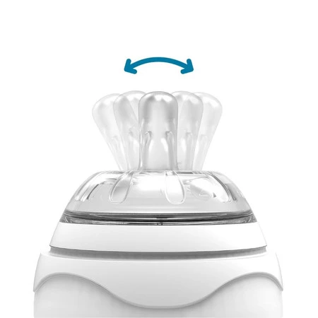 Nuvita, Zestaw 2 smoczków 0m+ o wolnym przepływie + zaworek