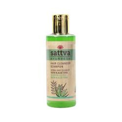 Sattva - Szampon do włosów ziołowy Neem i Aloes210 ml
