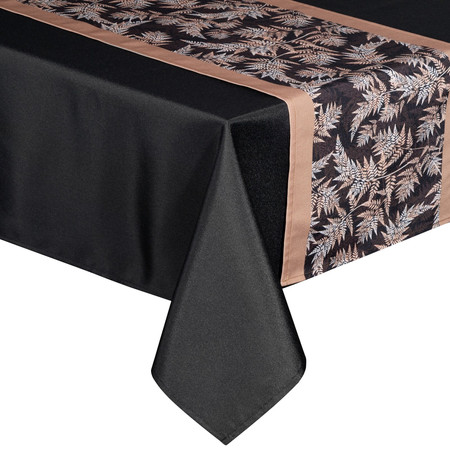 OBRUS ANITA 1 140 X 260 CM CZARNY
