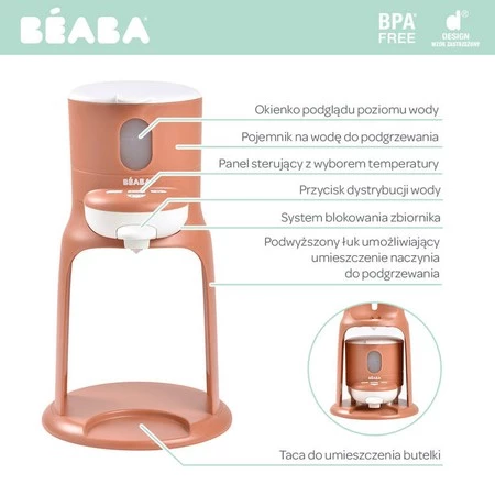 Beaba Bib'expresso® Ekspres do mleka 2w1 Terracota LIMITED EDITION