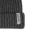 Lodger Czapeczka z wełny merino 100% grafitowa Pigeon 3-6m
