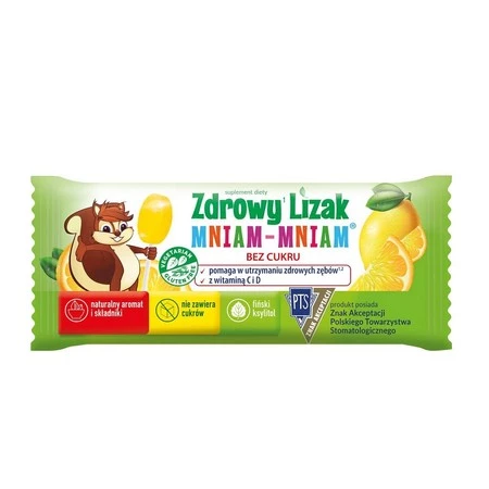 Starpharma – MNIAM-MNIAM cytryna, zdrowy lizak – 40 sztuk