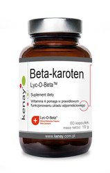 KENAY Beta karoten Lyc-O-Beta™ na wsparcie wzroku, skóry i odporności 60 kaps.