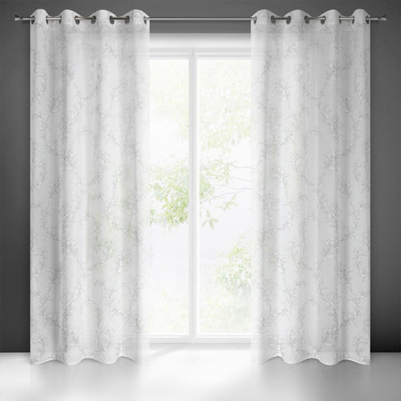 ZASŁONA GOTOWA FIORE 140 X 250 CM BIAŁY