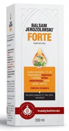 Produkty Bonifraterskie − Balsam Jerozolimski Forte − 200 ml