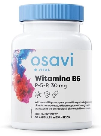 OSAVI Witamina B6 P-5-P 30 mg (60 kaps.)