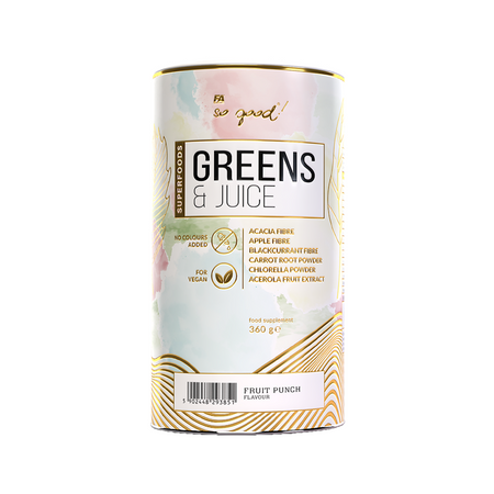 SO GOOD! BŁONNIK GREENS & JUICE OWOCOWY 360 g