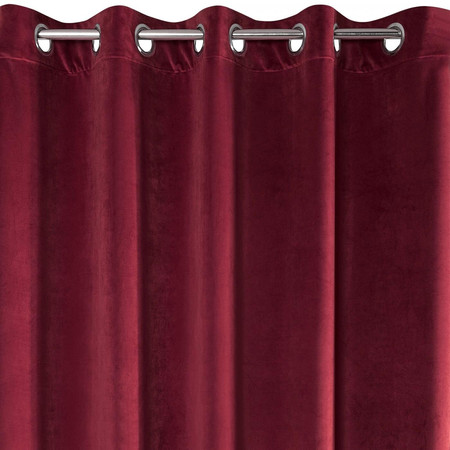 ZASŁONA GOTOWA VILLA 140 X 250 CM BORDOWY