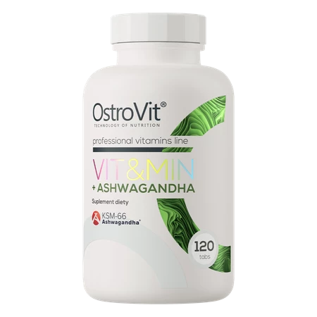 OstroVit VIT&MIN + Ashwagandha 120 tabl.