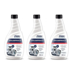 Zestaw: 3x ZIELKO PROFESSIONAL Odkamieniacz Płyn do czyszczenia ekspresów i czajników 500ml
