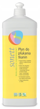 Sonett Ekologiczny Płyn do płukania tkanin 1 litr
