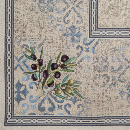 Obrus gobelinowy szerokość: 140 cm, długość: 180 cm, kolor: naturalny