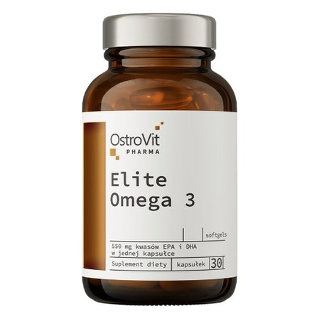 OstroVit Elite Omega 3 kwasy Omega 3 rybie 30 kaps.
