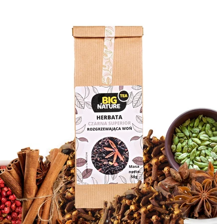 Herbata czarna SUPERIOR ROZGRZEWAJĄCA WOŃ 50g