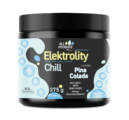 ALLHydrate Elektrolity CHILL Pina Colada 375g - Nabea.pl