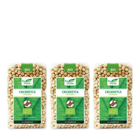 Zestaw: 3x CIECIERZYCA BEZGLUTENOWA BIO 500 g - BIO PLANET