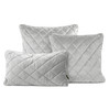 POSZEWKA VELVET 27 45 X 45 CM SREBRNY