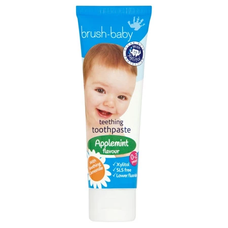 Teething Toothpaste pasta do zębów dla dzieci 0-2l Applemint 50ml