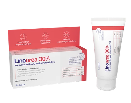 Ziołolek − LINOUREA 30%, krem mocznikowy − 50 g