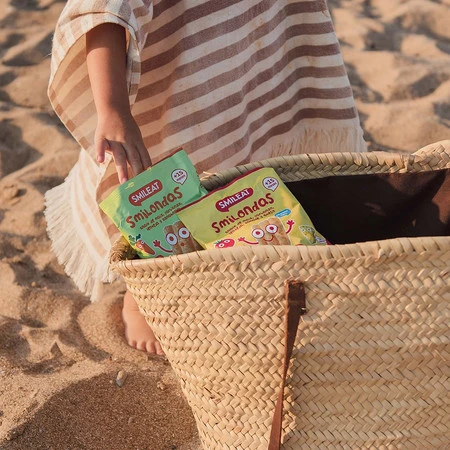 Smileat, BIO Smilondas, Chrupki z ciecierzycy, kukurydzy i soczewicy, pomidorowo-serowe 15m+, 25 g