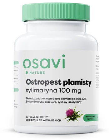 OSAVI Ostropest plamisty, sylimaryna 100 mg (60 kaps.)